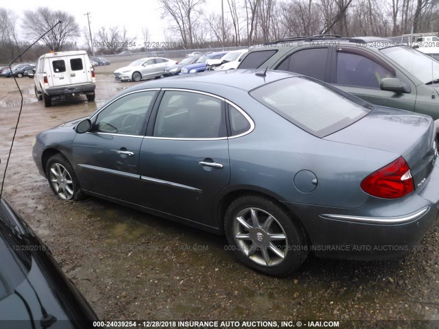 2G4WE587761266389 - 2006 BUICK LACROSSE CXS BLUE photo 3