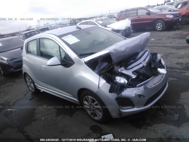 KL8CL6S07EC453714 - 2014 CHEVROLET SPARK EV 2LT SILVER photo 1