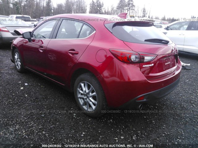 JM1BM1M77E1164826 - 2014 MAZDA 3 GRAND TOURING RED photo 3