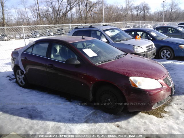 1G2ZG57N784104186 - 2008 PONTIAC G6 SE RED photo 1