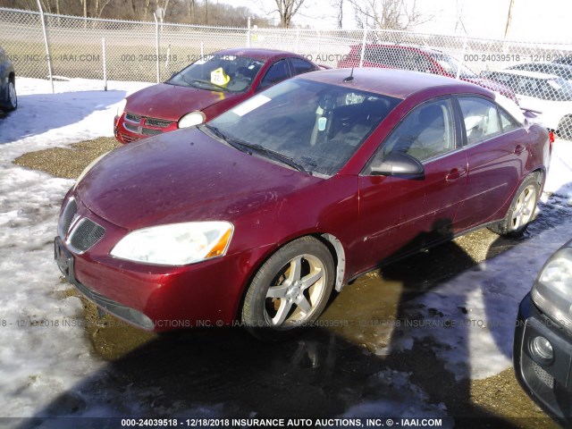 1G2ZG57N784104186 - 2008 PONTIAC G6 SE RED photo 2