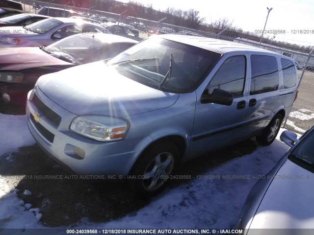 1GNDV23107D167794 - 2007 CHEVROLET UPLANDER LS BLUE photo 2