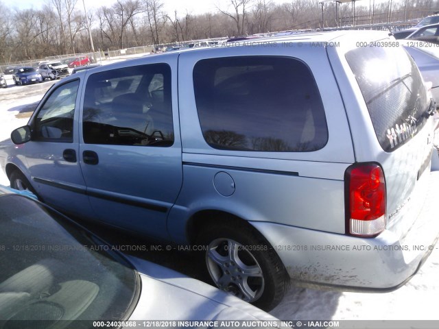 1GNDV23107D167794 - 2007 CHEVROLET UPLANDER LS BLUE photo 3