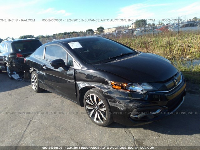 2HGFG3B01FH519147 - 2015 HONDA CIVIC EXL BLACK photo 6