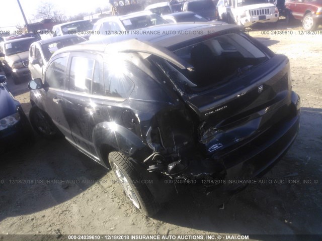 1B3HB28BX8D769805 - 2008 DODGE CALIBER BLACK photo 3