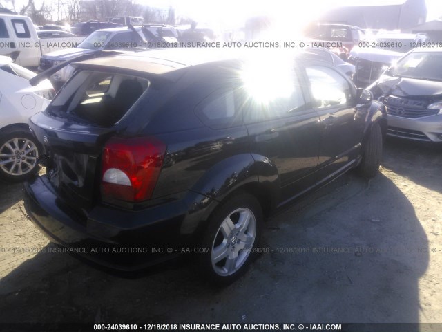 1B3HB28BX8D769805 - 2008 DODGE CALIBER BLACK photo 4