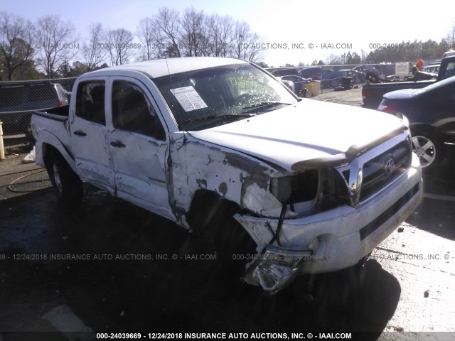 5TELU4EN5AZ696210 - 2010 TOYOTA TACOMA DOUBLE CAB 白色 照片 1