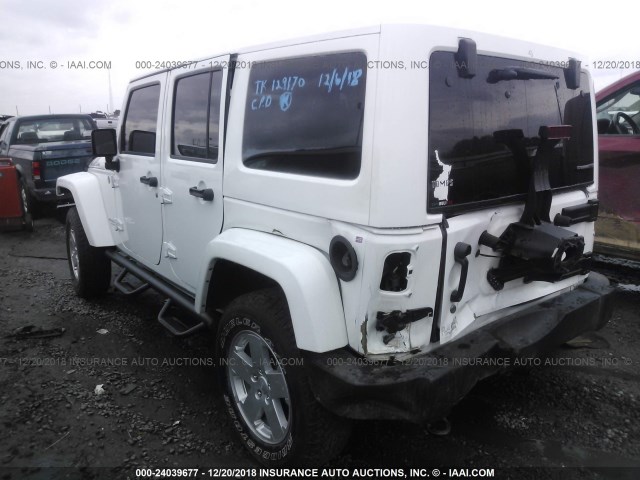 1C4BJWFG2FL619879 - 2015 JEEP WRANGLER UNLIMITE RUBICON WHITE photo 3