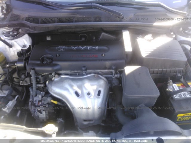4T1BE46K89U809404 - 2009 TOYOTA CAMRY SE/LE/XLE 白色 照片 10