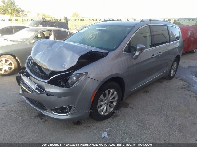 2C4RC1BG6JR110735 - 2018 CHRYSLER PACIFICA TOURING L Մոխրագույն լուսանկար 2
