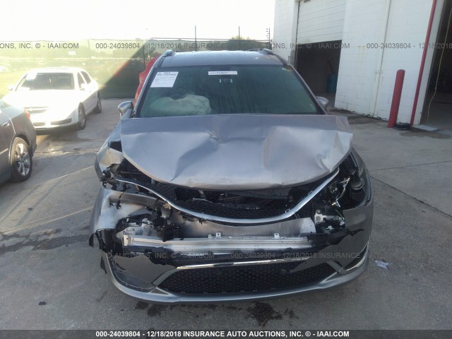 2C4RC1BG6JR110735 - 2018 CHRYSLER PACIFICA TOURING L Մոխրագույն լուսանկար 6