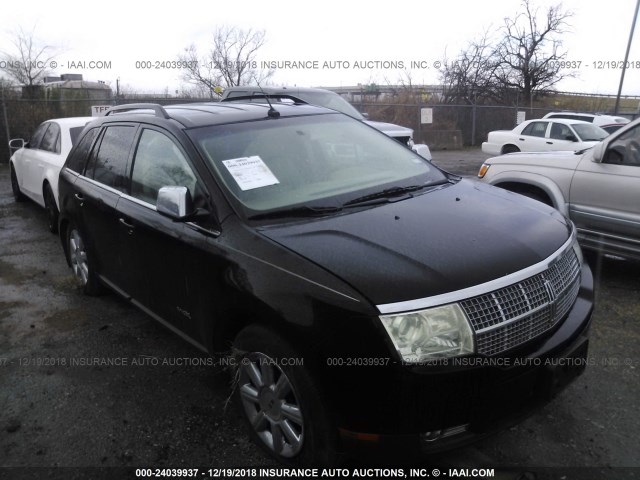 2LMDU68C57BJ19615 - 2007 LINCOLN MKX BLACK photo 1