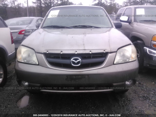 4F2YU091X1KM05470 - 2001 MAZDA TRIBUTE LX/ES 米色 照片 6