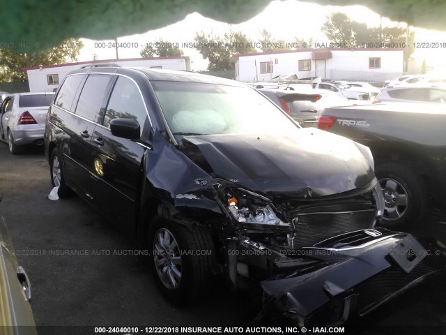 5FNRL3H60AB008899 - 2010 HONDA ODYSSEY EXL BLACK photo 1