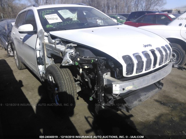 1C4PJMCB9FW734531 - 2015 JEEP CHEROKEE LATITUDE WHITE photo 1