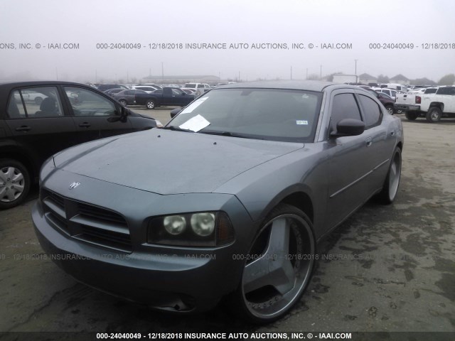 2B3KA43R36H448259 - 2006 DODGE CHARGER GRAY photo 2