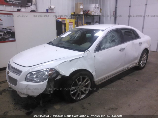 1G1ZK57BX9F108988 - 2009 CHEVROLET MALIBU LTZ თეთრი ფოტო 2