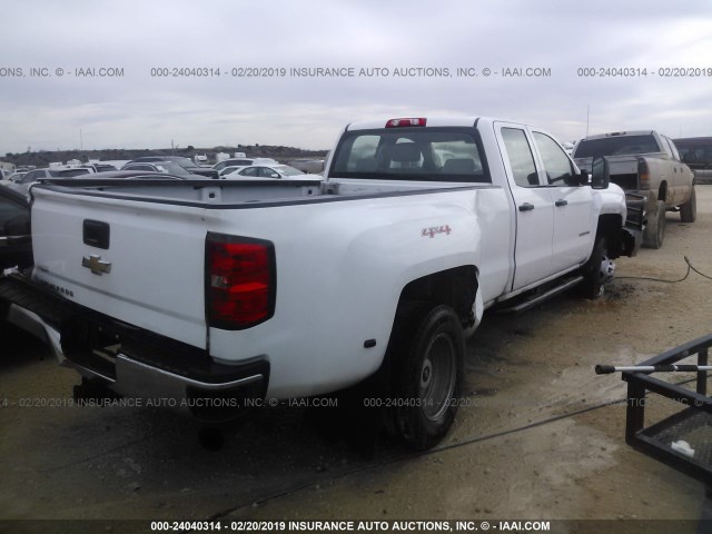 1GC5KYC83GZ174814 - 2016 CHEVROLET SILVERADO K3500 WHITE photo 4