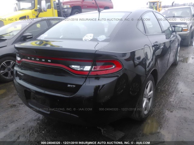 1C3CDFBB5FD363399 - 2015 DODGE DART SXT BLACK photo 4