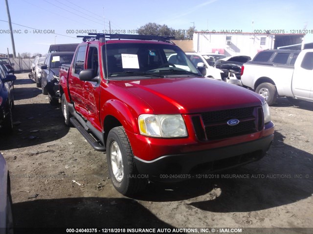 1FMZU77EX3UA26412 - 2003 FORD EXPLORER SPORT TR  RED photo 1