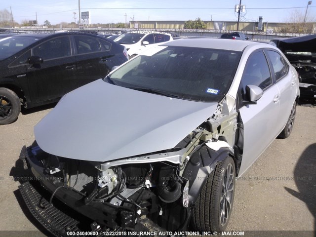 2T1BURHEXKC129552 - 2019 TOYOTA COROLLA L/LE/XLE/SE/XSE GRAY photo 2