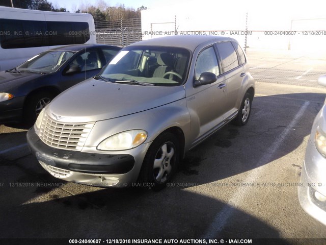 3C4FY58B62T220805 - 2002 CHRYSLER PT CRUISER TOURING GOLD photo 2