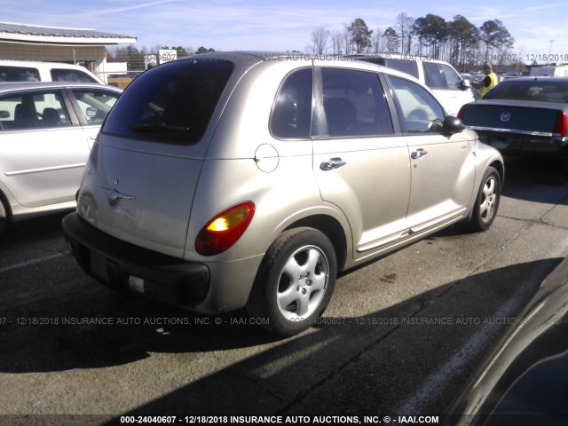 3C4FY58B62T220805 - 2002 CHRYSLER PT CRUISER TOURING GOLD photo 4