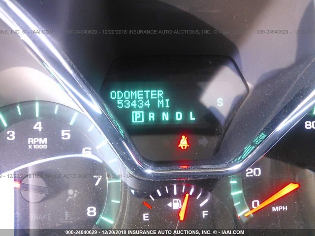 1GNKRGKD0DJ104681 - 2013 CHEVROLET TRAVERSE LT Մոխրագույն լուսանկար 7