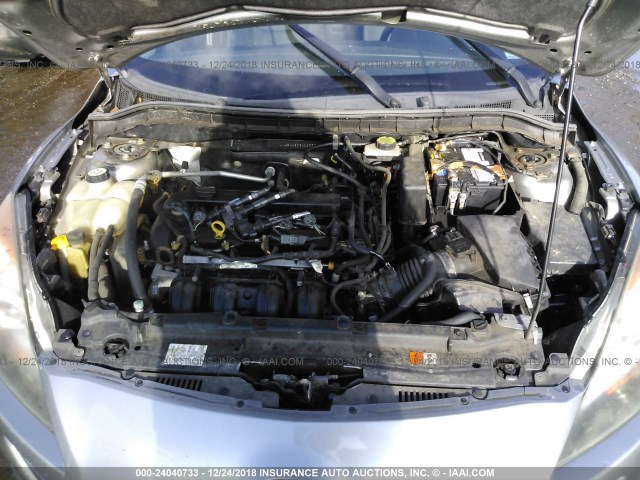 JM1BL1S63A1233566 - 2010 MAZDA 3 S SILVER photo 10