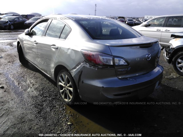 JM1BL1S63A1233566 - 2010 MAZDA 3 S SILVER photo 3