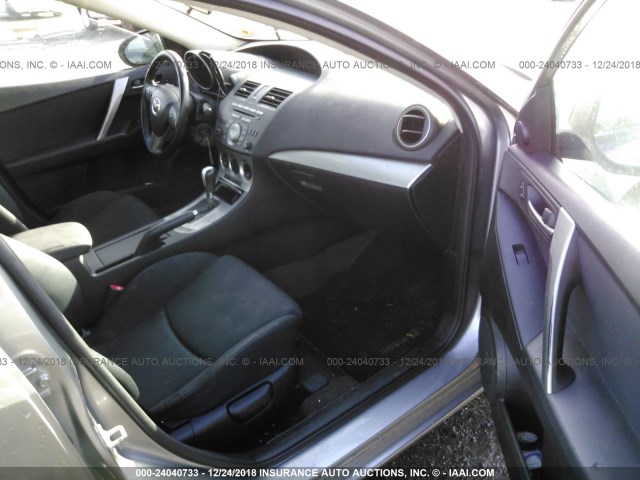 JM1BL1S63A1233566 - 2010 MAZDA 3 S SILVER photo 5