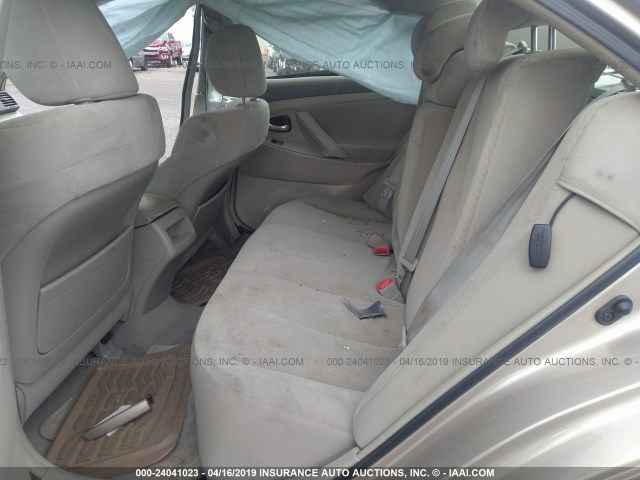 4T4BE46KX9R093661 - 2009 TOYOTA CAMRY SE/LE/XLE TAN photo 8
