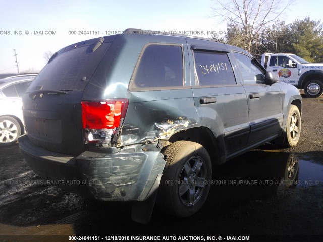 1J4GR48K96C161496 - 2006 JEEP GRAND CHEROKEE LAREDO/COLUMBIA/FREEDOM 绿色 照片 4