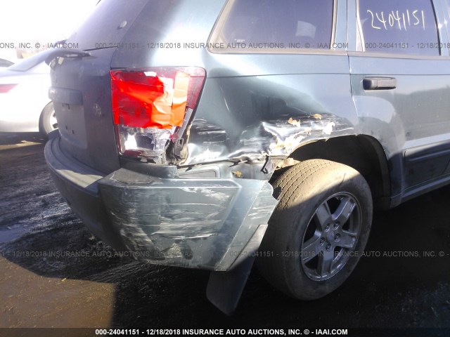 1J4GR48K96C161496 - 2006 JEEP GRAND CHEROKEE LAREDO/COLUMBIA/FREEDOM 绿色 照片 6