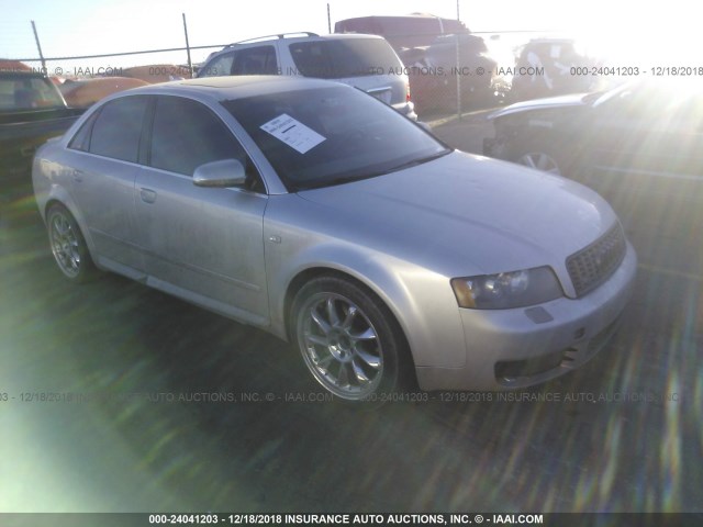 WAUPL68E35A052763 - 2005 AUDI S4 SILVER photo 1