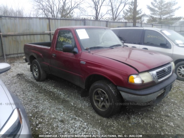 4F4YR12C1YTM07378 - 2000 MAZDA B2500 RED photo 1