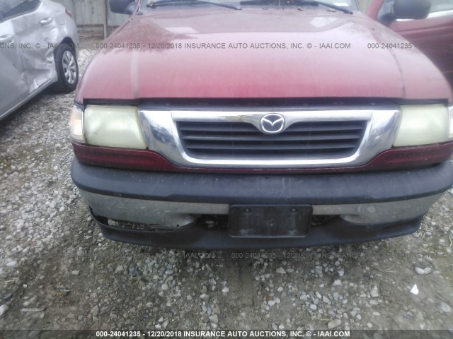 4F4YR12C1YTM07378 - 2000 MAZDA B2500 RED photo 6