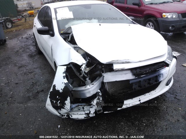 1C3CDFBB2FD345961 - 2015 DODGE DART SXT WHITE photo 6