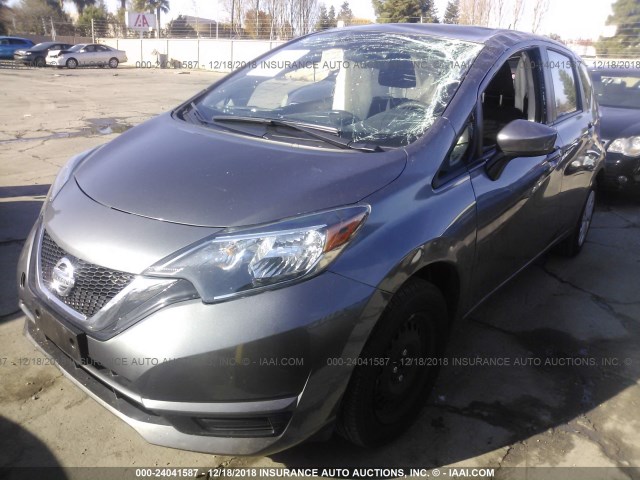 3N1CE2CP3HL373991 - 2017 NISSAN VERSA NOTE S/S PLUS/SV/SL/SR GRAY photo 2