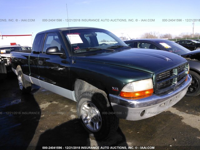 1B7GG22Y8WS526236 - 1998 DODGE DAKOTA GREEN photo 1