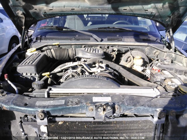 1B7GG22Y8WS526236 - 1998 DODGE DAKOTA GREEN photo 10