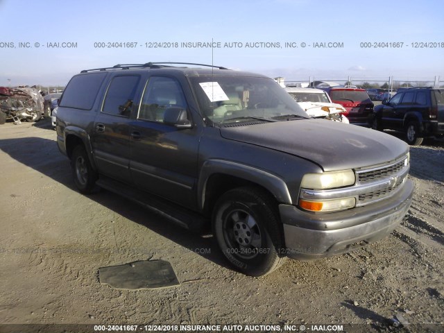 1GNEC16T51J238093 - 2001 CHEVROLET SUBURBAN C1500 GRAY photo 1