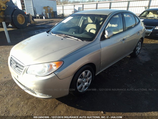 KMHDU46D67U082063 - 2007 HYUNDAI ELANTRA GLS/SE/LIMITED SILVER photo 2