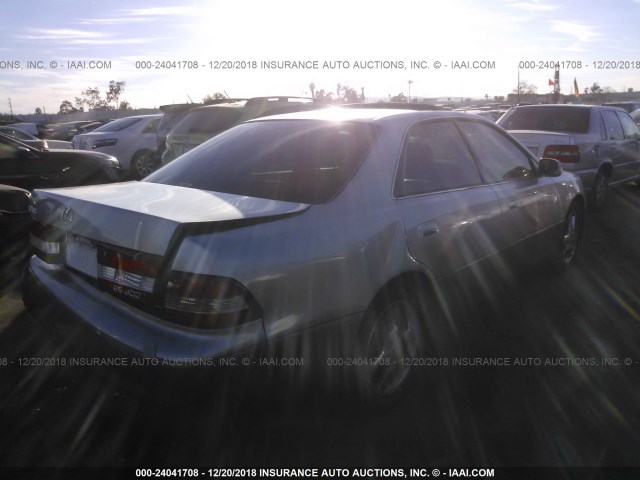 JT8BF28G2Y5075719 - 2000 LEXUS ES 300 SILVER photo 4