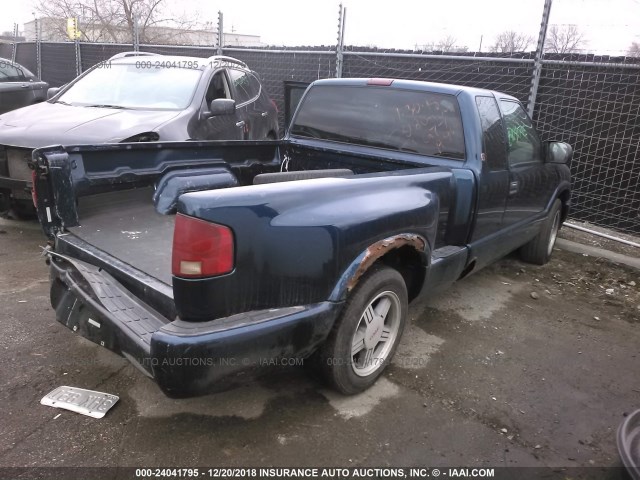 1GTCS19X9X8519590 - 1999 GMC SONOMA BLUE photo 4