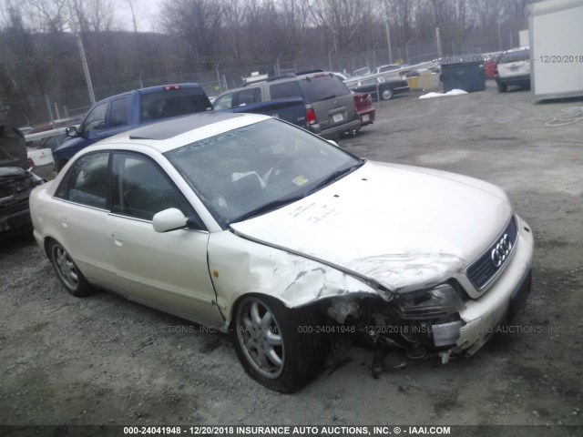 WAUED68D8WA004107 - 1998 AUDI A4 2.8 QUATTRO WHITE photo 1