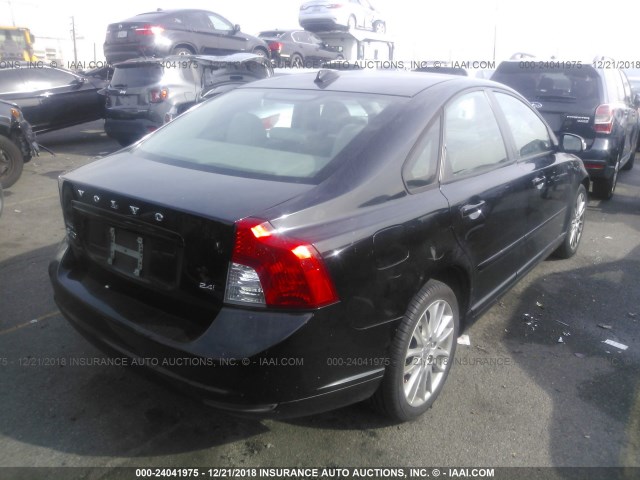 YV1MS390392457011 - 2009 VOLVO S40 2.4I BLACK photo 4