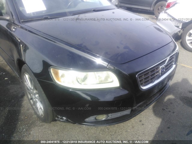 YV1MS390392457011 - 2009 VOLVO S40 2.4I BLACK photo 6