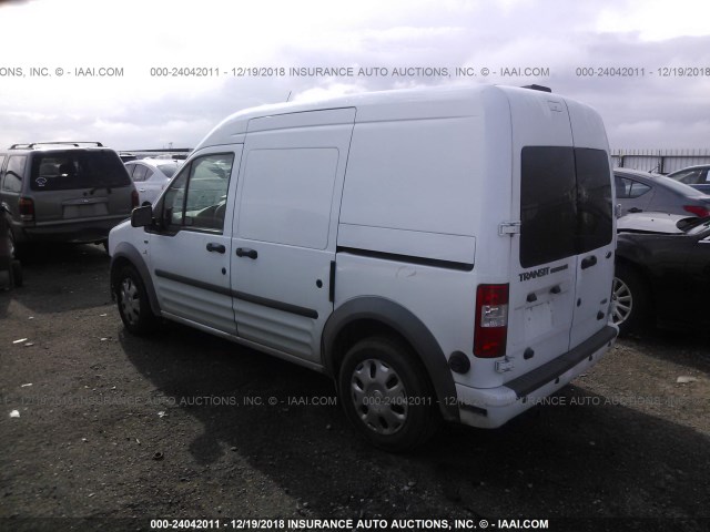 NM0LS7BN5DT150342 - 2013 FORD TRANSIT CONNECT XLT WHITE photo 3