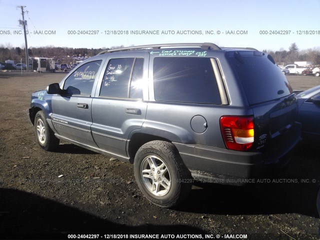 1J4GW48S04C395144 - 2004 JEEP GRAND CHEROKEE LAREDO/COLUMBIA/FREEDOM ლურჯი ფოტო 3
